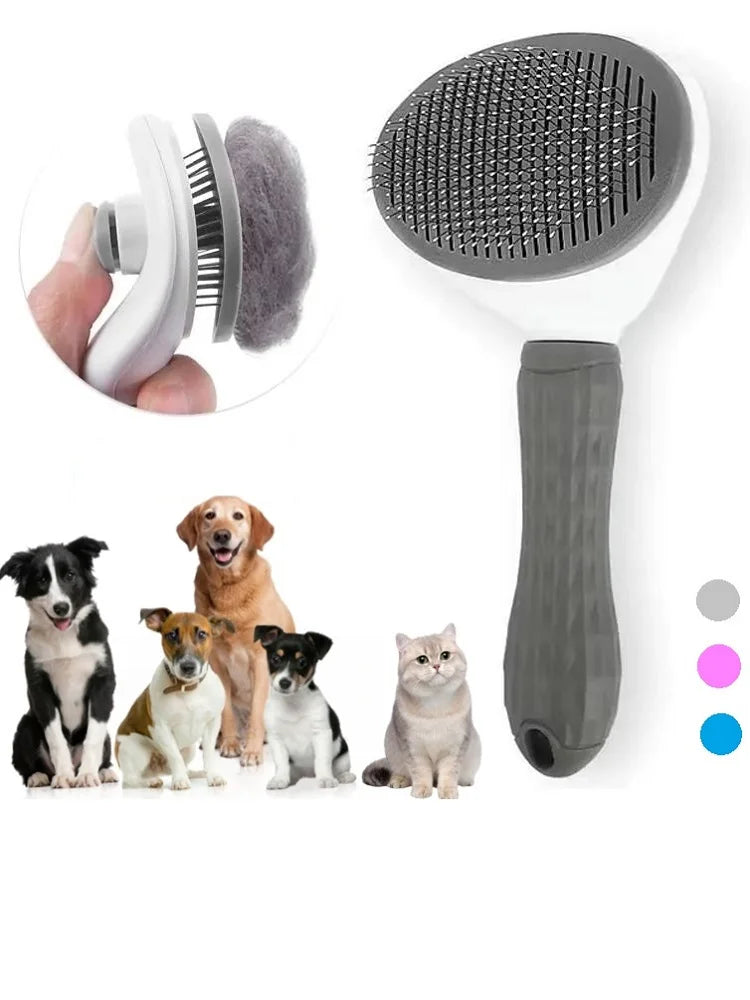PawPure GroomPro™ Brush – Deshedding Comb for Cats & Dogs