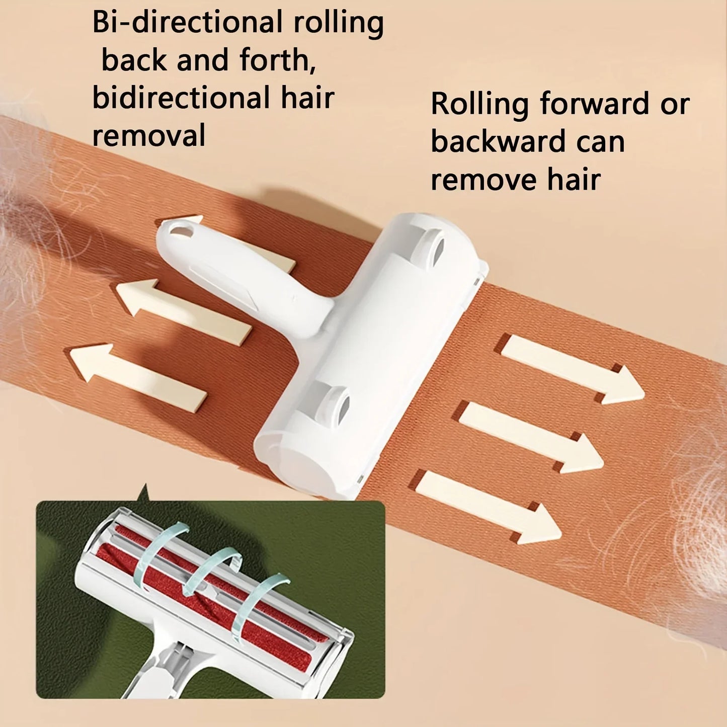 Pet Hair Remover Brush – Reusable Lint & Fur Cleaner for Cats & Dogs