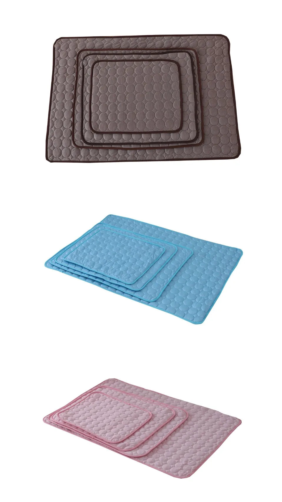 Cooling Pet Bed – Breathable Gel Mat for Summer Comfort