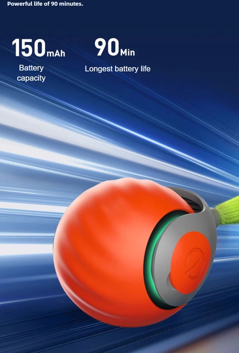 PawPure Electronic Cat Ball – Chase & Play Toy for Indoor Cats