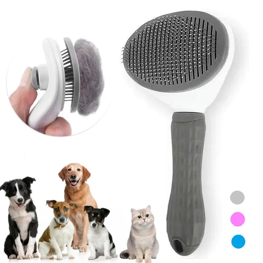 PawPure GroomPro™ Brush – Deshedding Comb for Cats & Dogs