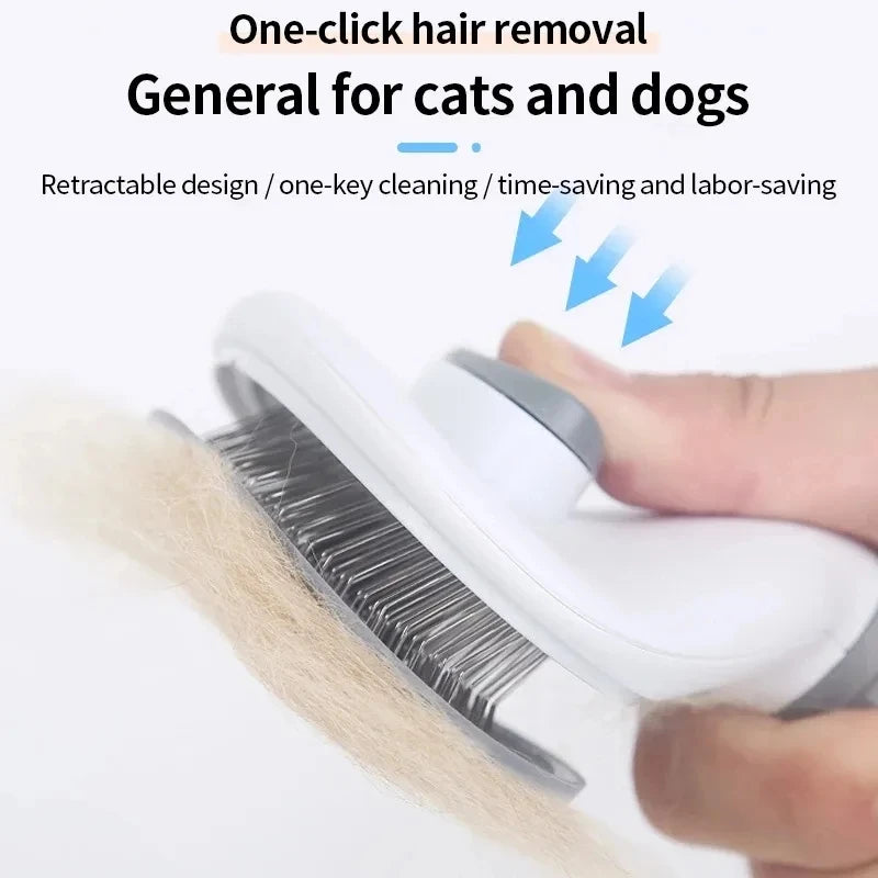 PawPure GroomPro™ Brush – Deshedding Comb for Cats & Dogs