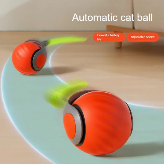 PawPure Electronic Cat Ball – Chase & Play Toy for Indoor Cats