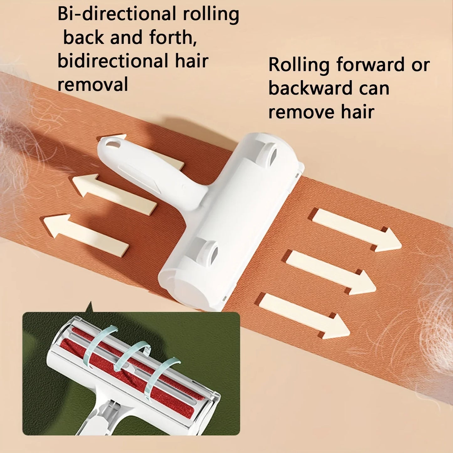 Pet Hair Remover Brush – Reusable Lint & Fur Cleaner for Cats & Dogs