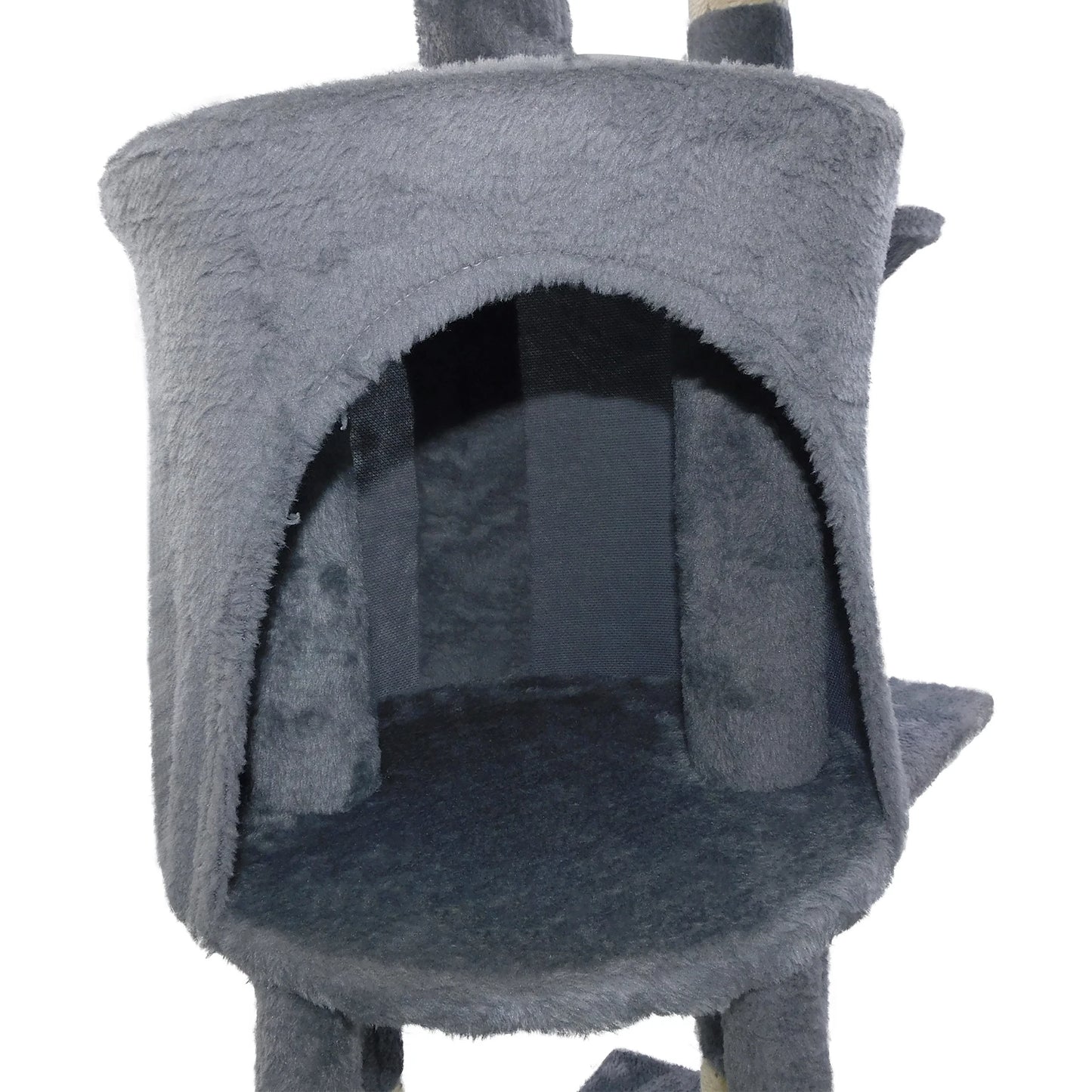 PawPure Cat Tower – Multi-Level Tree with Scratcher & Hanging Toys